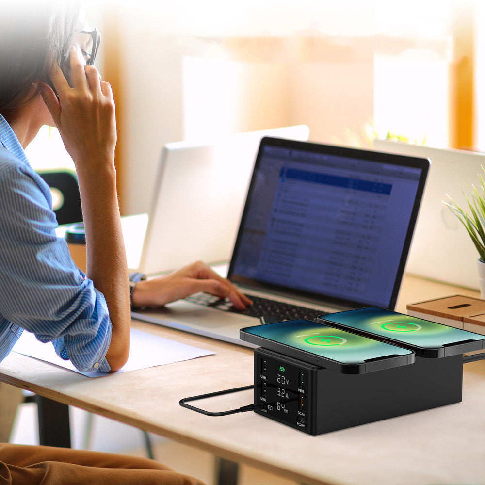 Fast  Dual Wireless PD65W Laptop Charger